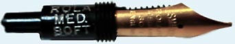Osmiroid 65-75 Rola Medium Soft Nib Unit